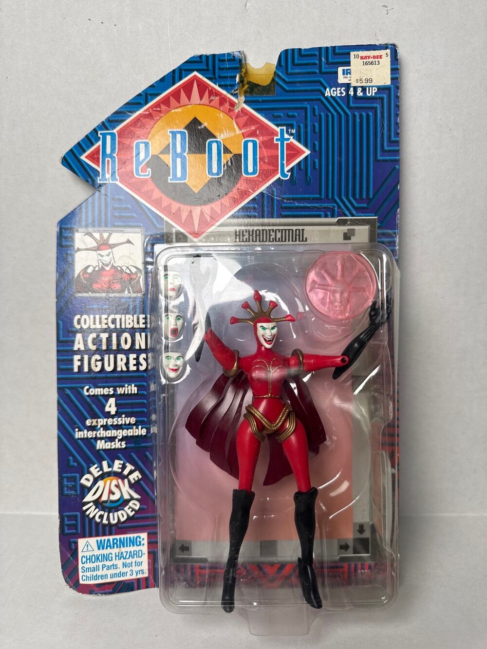 Reboot Hexadecimal Action Figure Irwin Toys 1995 NOC